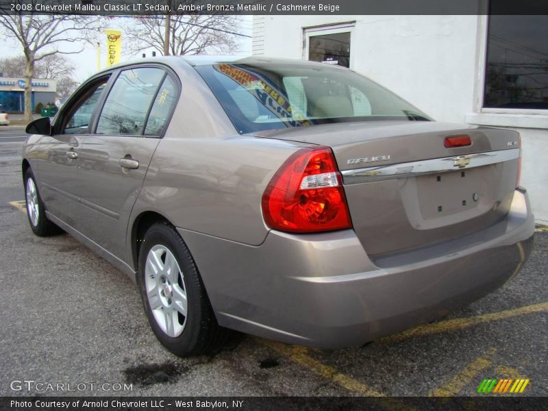 Amber Bronze Metallic / Cashmere Beige 2008 Chevrolet Malibu Classic LT Sedan