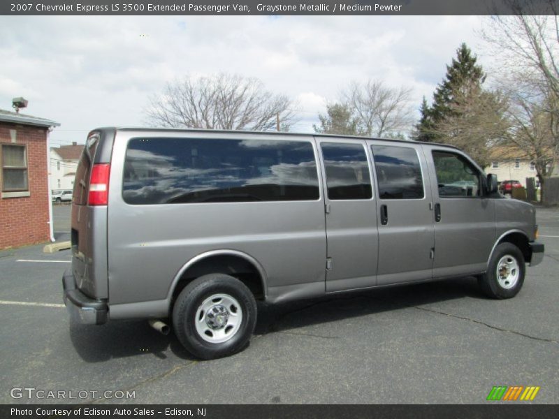 Graystone Metallic / Medium Pewter 2007 Chevrolet Express LS 3500 Extended Passenger Van