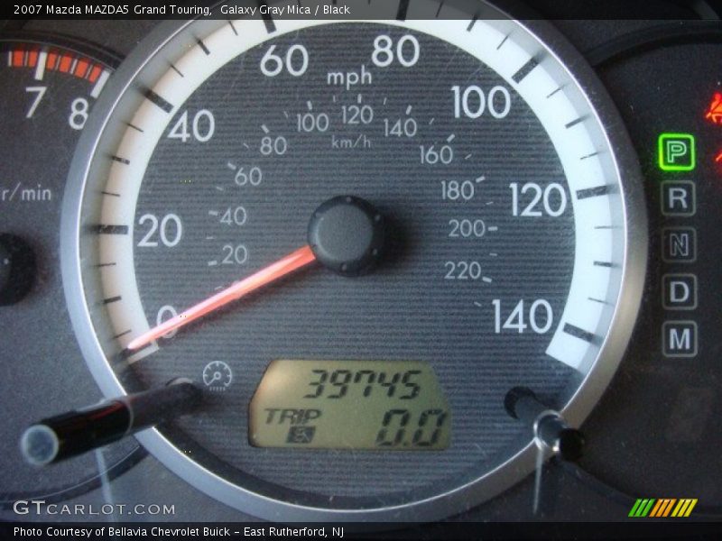 Galaxy Gray Mica / Black 2007 Mazda MAZDA5 Grand Touring