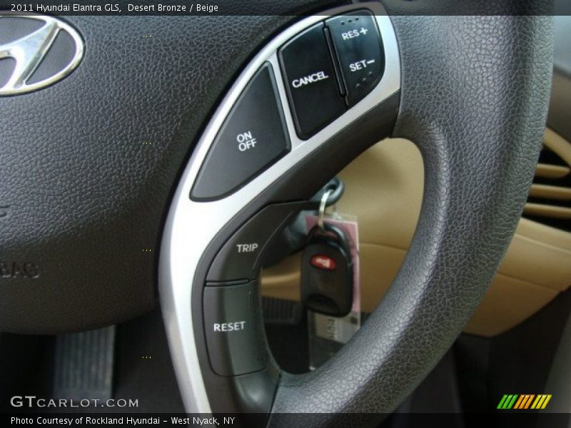 Desert Bronze / Beige 2011 Hyundai Elantra GLS