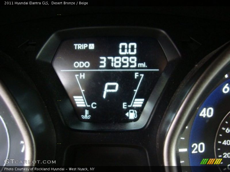 Desert Bronze / Beige 2011 Hyundai Elantra GLS