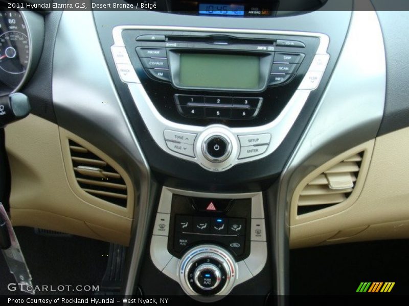 Desert Bronze / Beige 2011 Hyundai Elantra GLS
