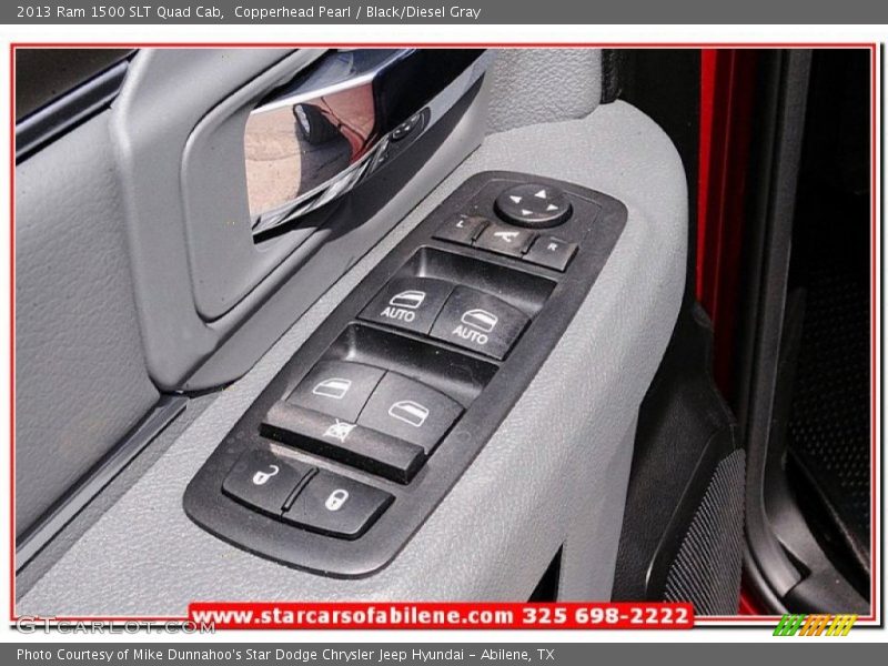 Copperhead Pearl / Black/Diesel Gray 2013 Ram 1500 SLT Quad Cab