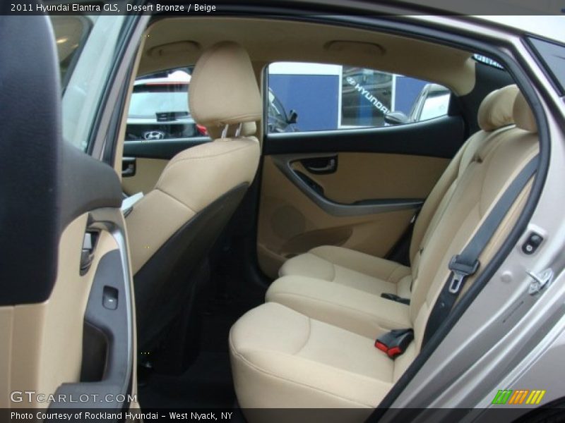 Desert Bronze / Beige 2011 Hyundai Elantra GLS