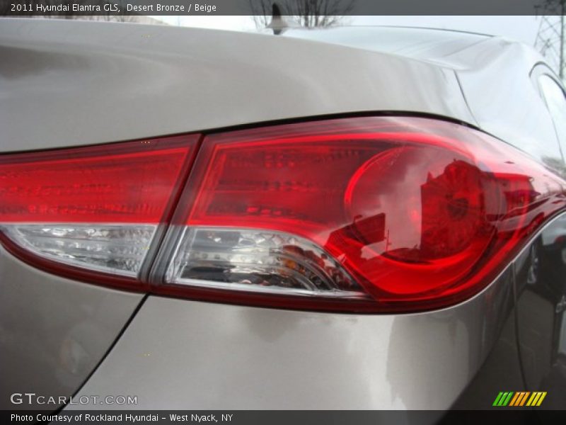 Desert Bronze / Beige 2011 Hyundai Elantra GLS