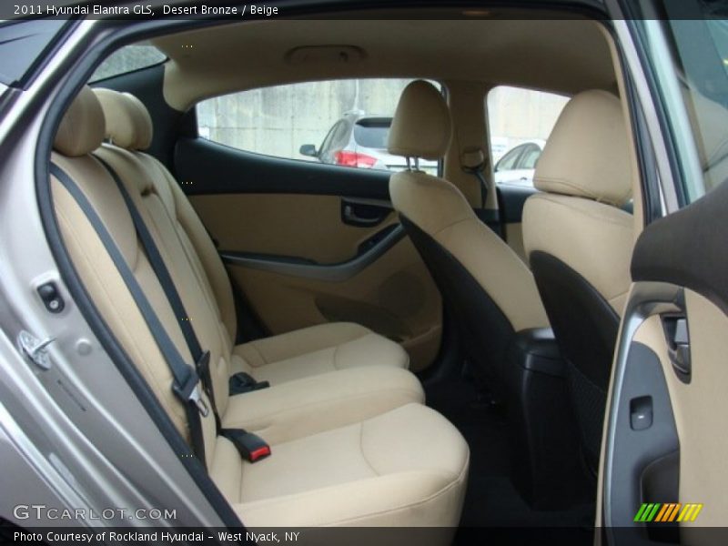 Desert Bronze / Beige 2011 Hyundai Elantra GLS