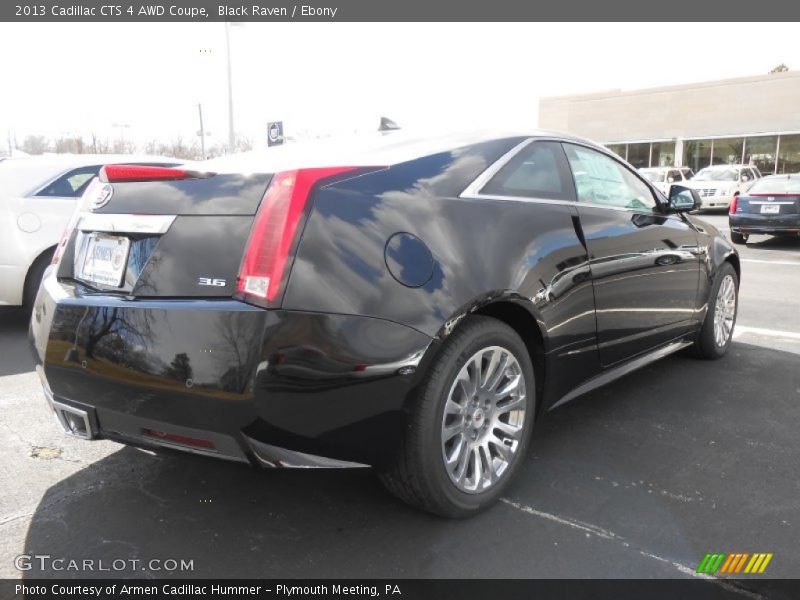 Black Raven / Ebony 2013 Cadillac CTS 4 AWD Coupe
