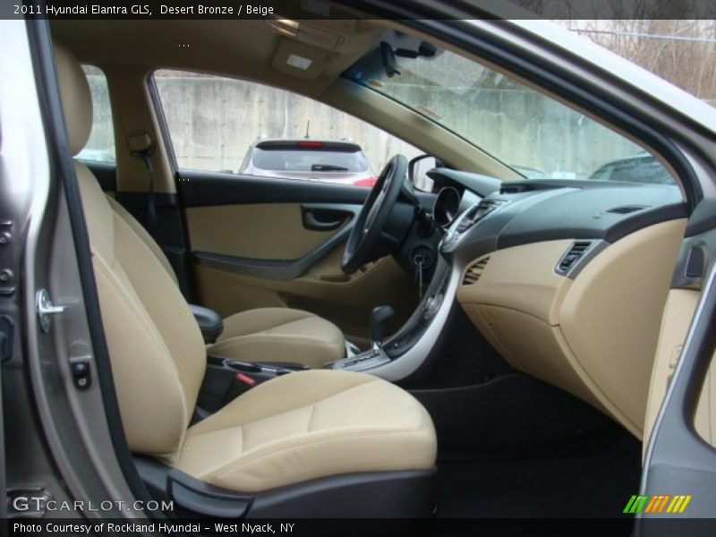 Desert Bronze / Beige 2011 Hyundai Elantra GLS