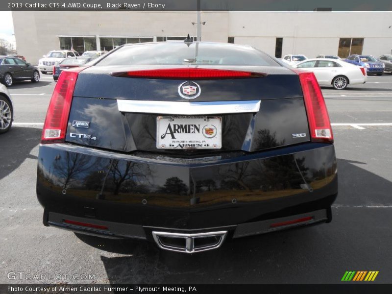 Black Raven / Ebony 2013 Cadillac CTS 4 AWD Coupe