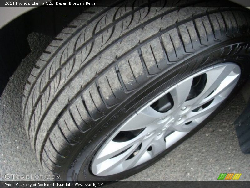 Desert Bronze / Beige 2011 Hyundai Elantra GLS