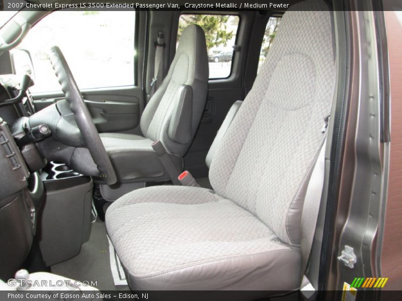 Graystone Metallic / Medium Pewter 2007 Chevrolet Express LS 3500 Extended Passenger Van