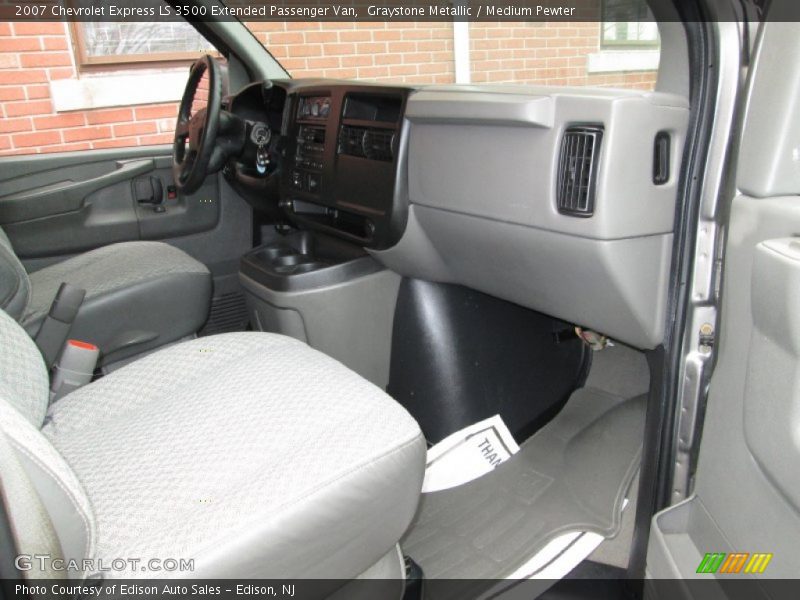 Graystone Metallic / Medium Pewter 2007 Chevrolet Express LS 3500 Extended Passenger Van