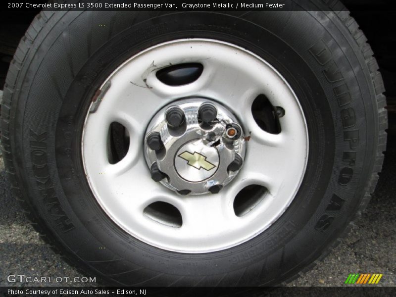Graystone Metallic / Medium Pewter 2007 Chevrolet Express LS 3500 Extended Passenger Van