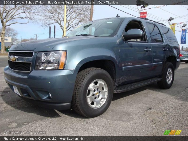 Blue Granite Metallic / Light Titanium/Dark Titanium 2008 Chevrolet Tahoe LT 4x4