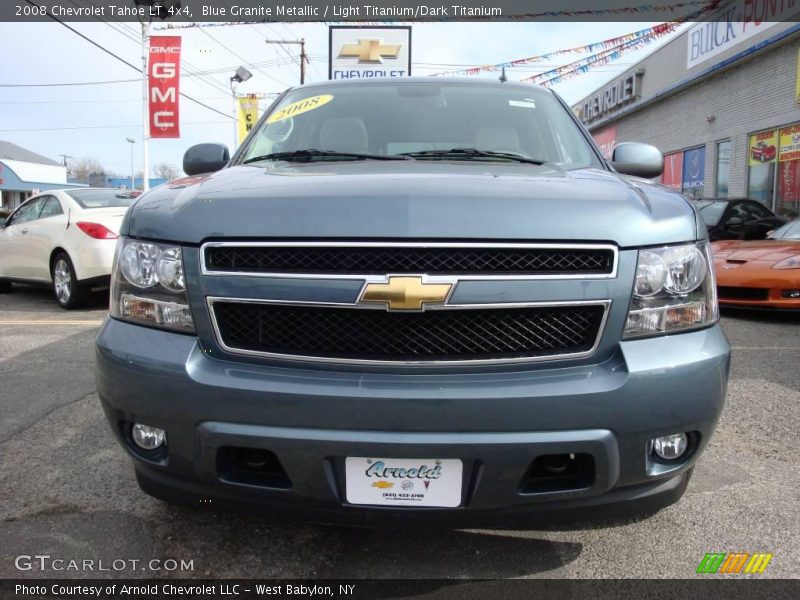 Blue Granite Metallic / Light Titanium/Dark Titanium 2008 Chevrolet Tahoe LT 4x4