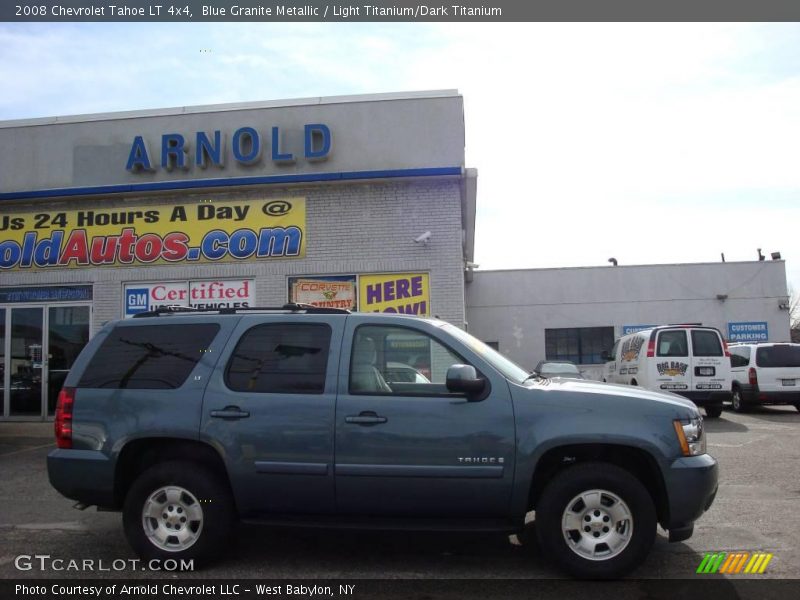 Blue Granite Metallic / Light Titanium/Dark Titanium 2008 Chevrolet Tahoe LT 4x4