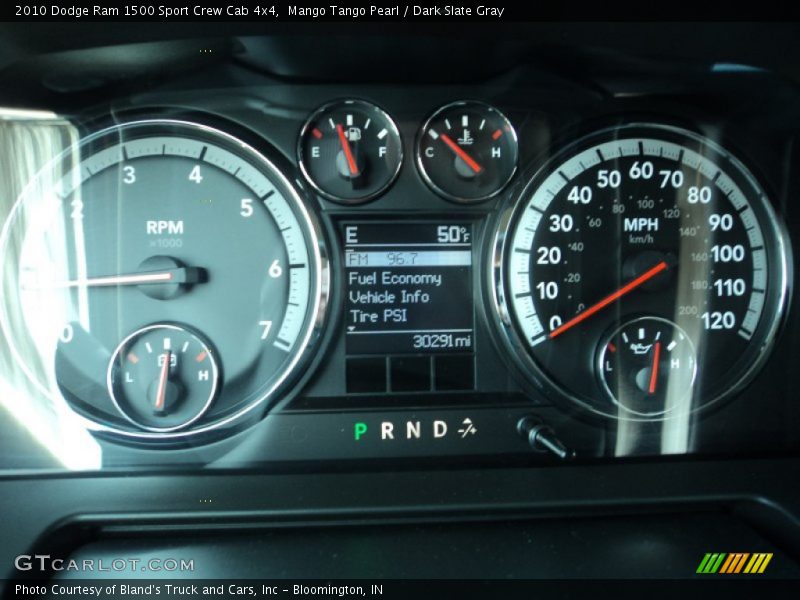 Mango Tango Pearl / Dark Slate Gray 2010 Dodge Ram 1500 Sport Crew Cab 4x4