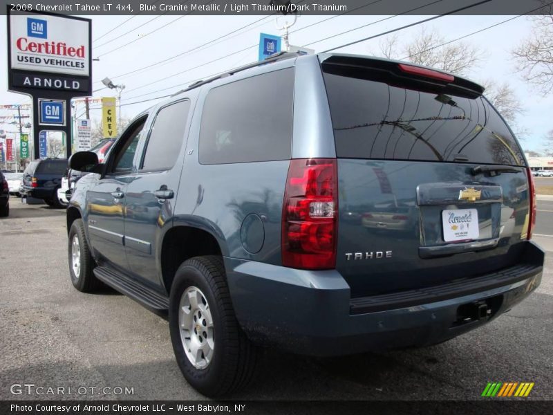 Blue Granite Metallic / Light Titanium/Dark Titanium 2008 Chevrolet Tahoe LT 4x4