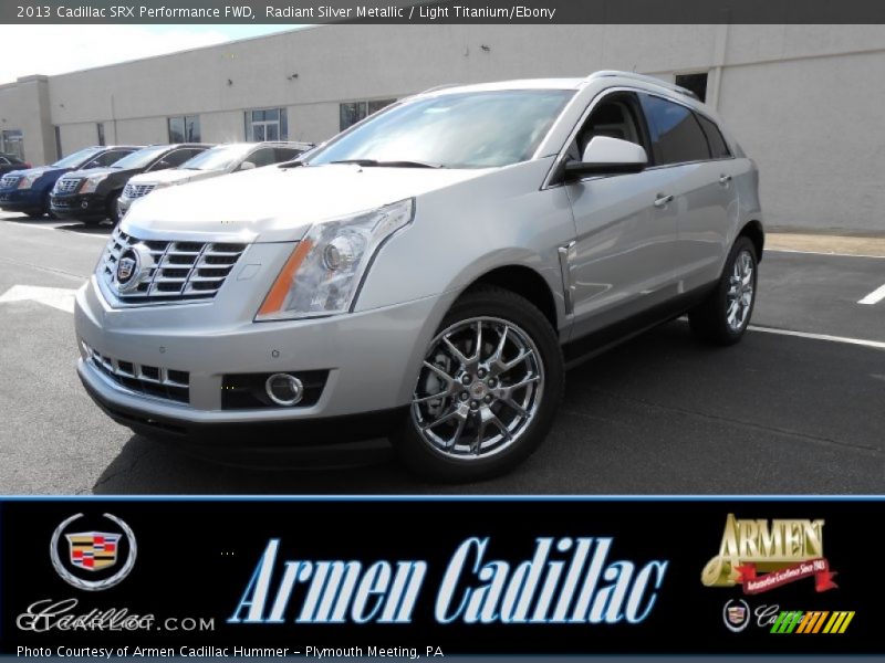 Radiant Silver Metallic / Light Titanium/Ebony 2013 Cadillac SRX Performance FWD