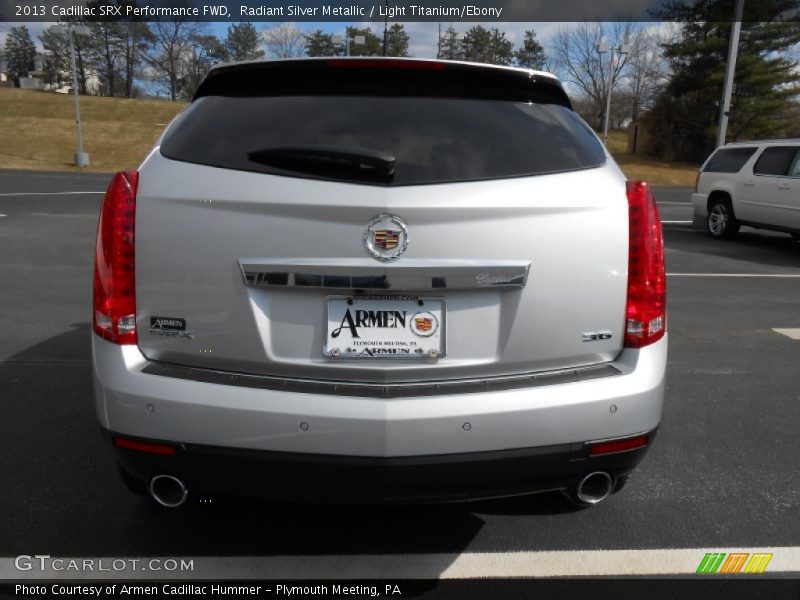 Radiant Silver Metallic / Light Titanium/Ebony 2013 Cadillac SRX Performance FWD