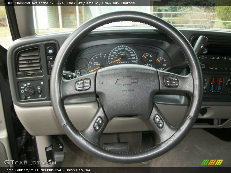 Dark Gray Metallic / Gray/Dark Charcoal 2006 Chevrolet Avalanche Z71 4x4