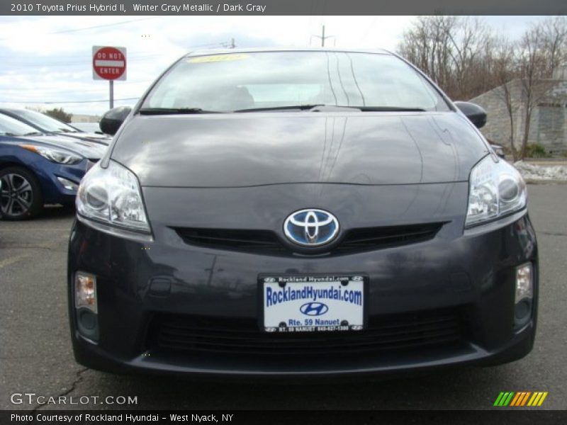 Winter Gray Metallic / Dark Gray 2010 Toyota Prius Hybrid II