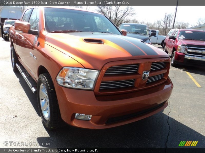 Mango Tango Pearl / Dark Slate Gray 2010 Dodge Ram 1500 Sport Crew Cab 4x4