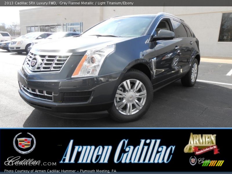 Gray Flannel Metallic / Light Titanium/Ebony 2013 Cadillac SRX Luxury FWD