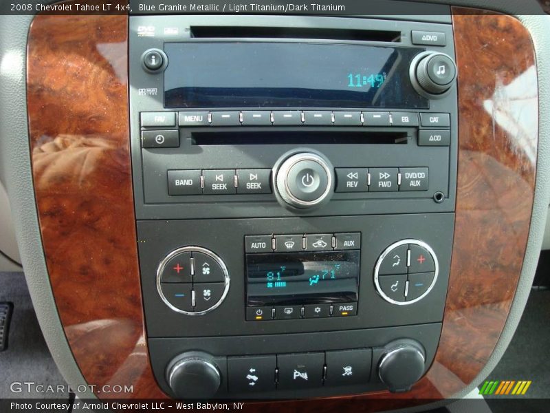 Blue Granite Metallic / Light Titanium/Dark Titanium 2008 Chevrolet Tahoe LT 4x4