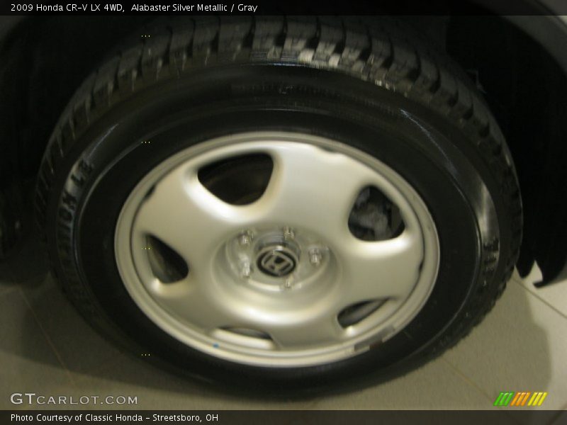 Alabaster Silver Metallic / Gray 2009 Honda CR-V LX 4WD