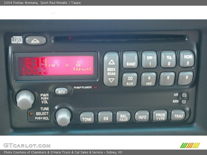 Sport Red Metallic / Taupe 2004 Pontiac Montana