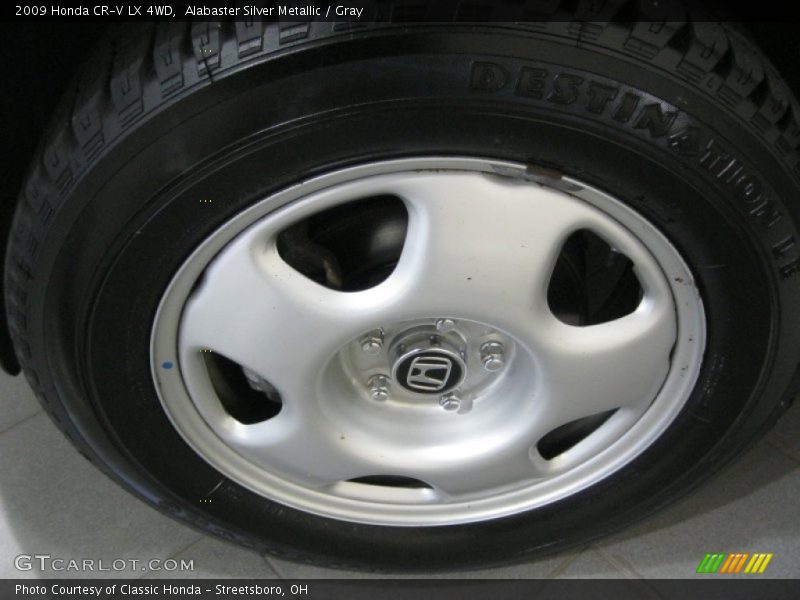 Alabaster Silver Metallic / Gray 2009 Honda CR-V LX 4WD