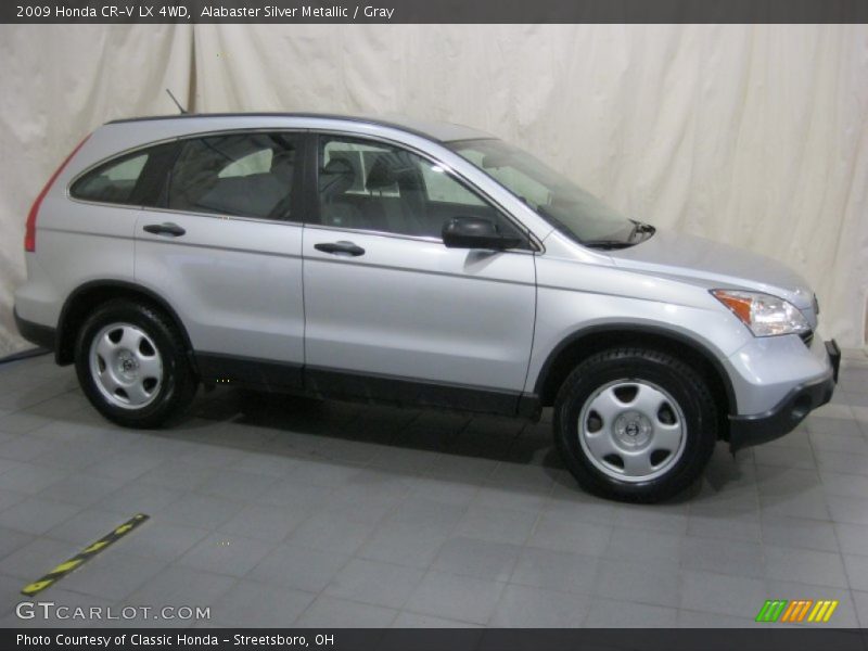 Alabaster Silver Metallic / Gray 2009 Honda CR-V LX 4WD