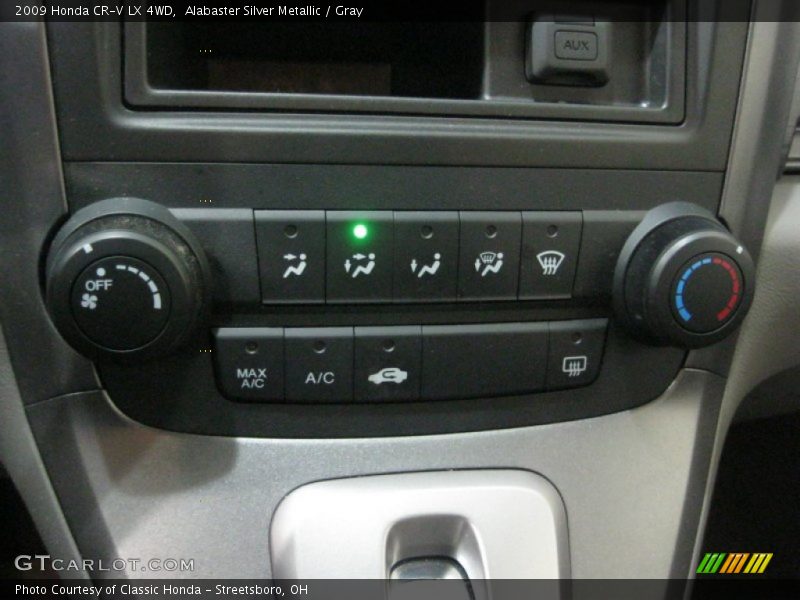 Alabaster Silver Metallic / Gray 2009 Honda CR-V LX 4WD