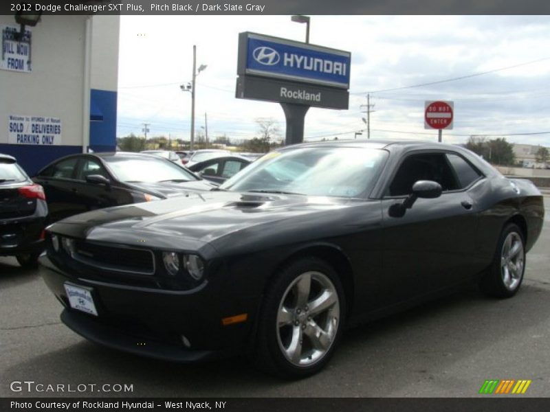 Pitch Black / Dark Slate Gray 2012 Dodge Challenger SXT Plus
