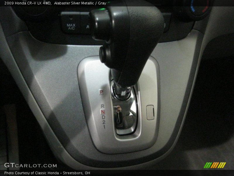 Alabaster Silver Metallic / Gray 2009 Honda CR-V LX 4WD