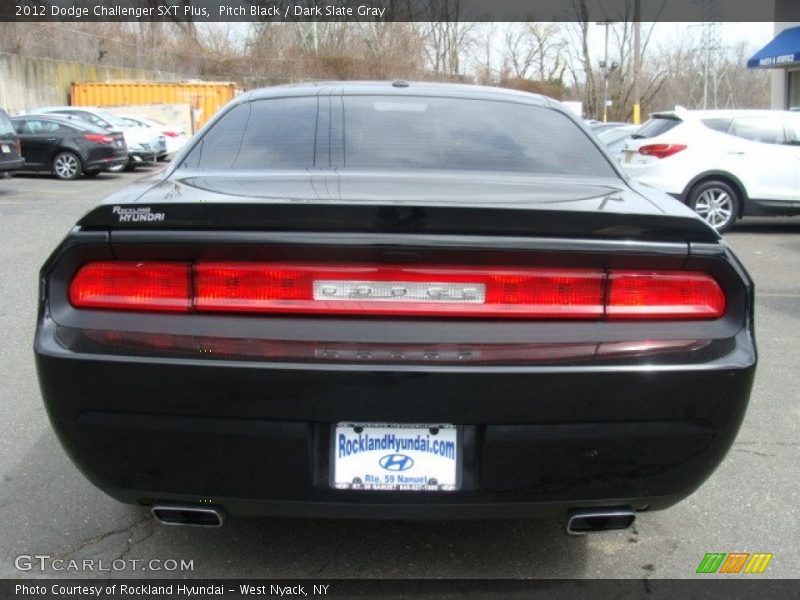 Pitch Black / Dark Slate Gray 2012 Dodge Challenger SXT Plus