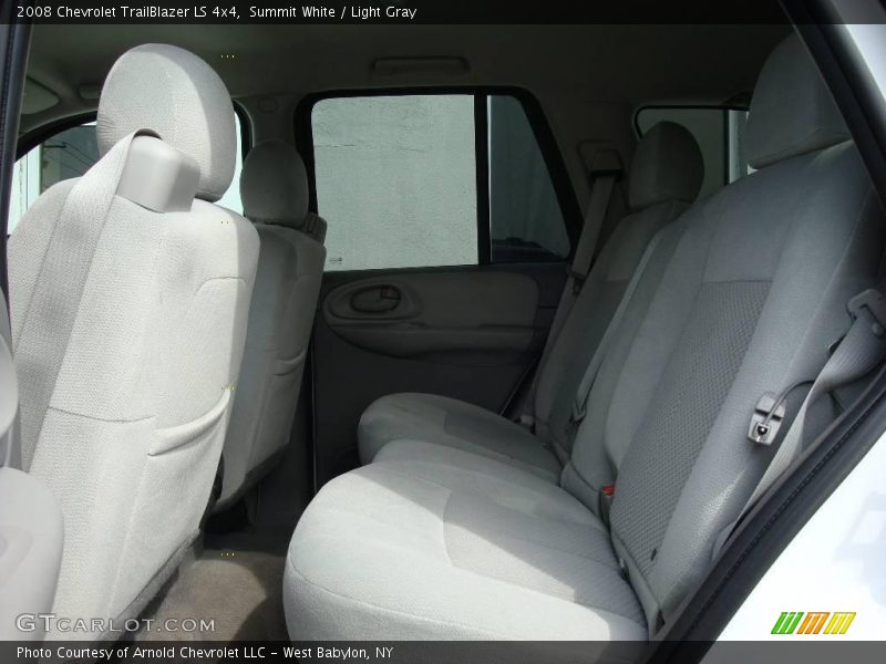 Summit White / Light Gray 2008 Chevrolet TrailBlazer LS 4x4