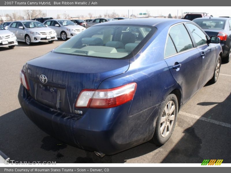 Blue Ribbon Metallic / Ash 2007 Toyota Camry Hybrid
