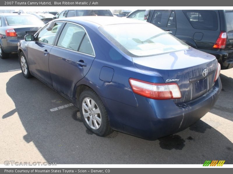 Blue Ribbon Metallic / Ash 2007 Toyota Camry Hybrid