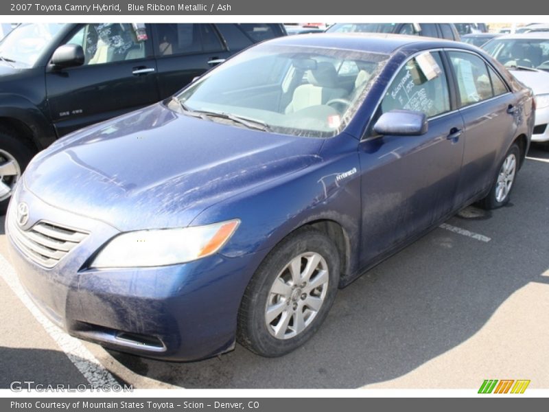 Blue Ribbon Metallic / Ash 2007 Toyota Camry Hybrid