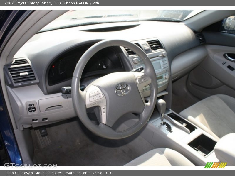 Blue Ribbon Metallic / Ash 2007 Toyota Camry Hybrid