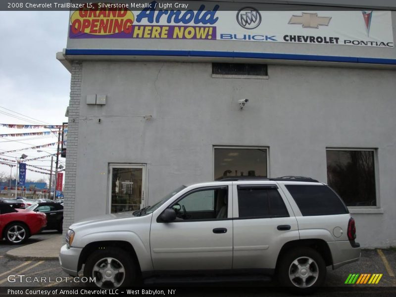 Silverstone Metallic / Light Gray 2008 Chevrolet TrailBlazer LS