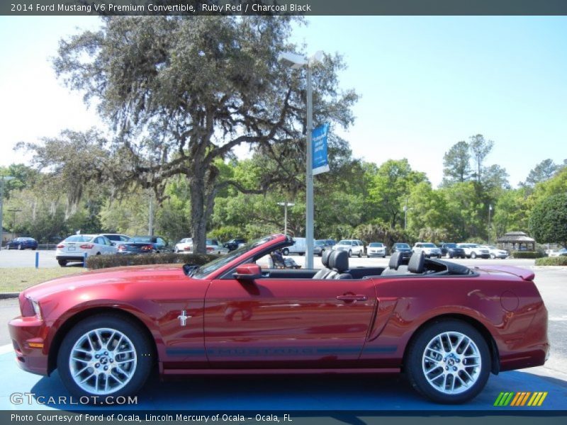  2014 Mustang V6 Premium Convertible Ruby Red