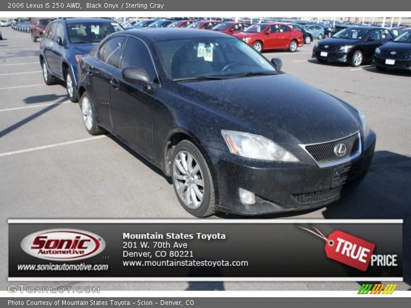 Black Onyx / Sterling Gray 2006 Lexus IS 250 AWD