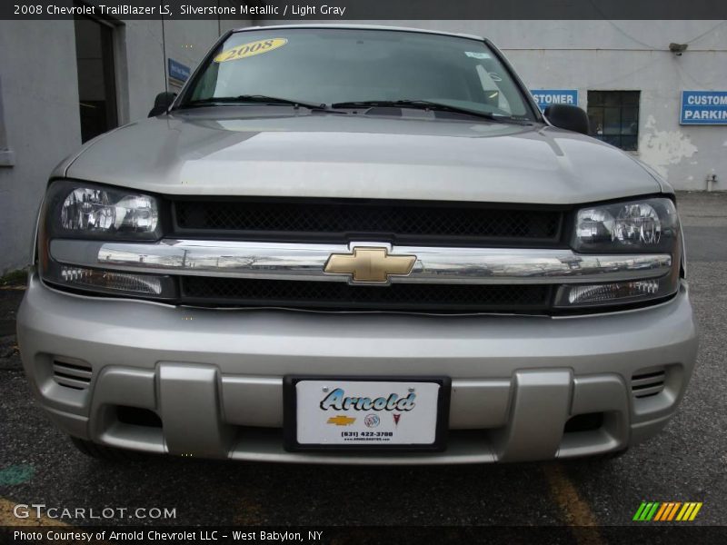 Silverstone Metallic / Light Gray 2008 Chevrolet TrailBlazer LS