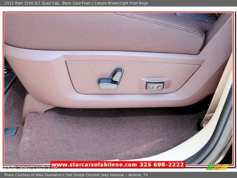 Black Gold Pearl / Canyon Brown/Light Frost Beige 2013 Ram 1500 SLT Quad Cab