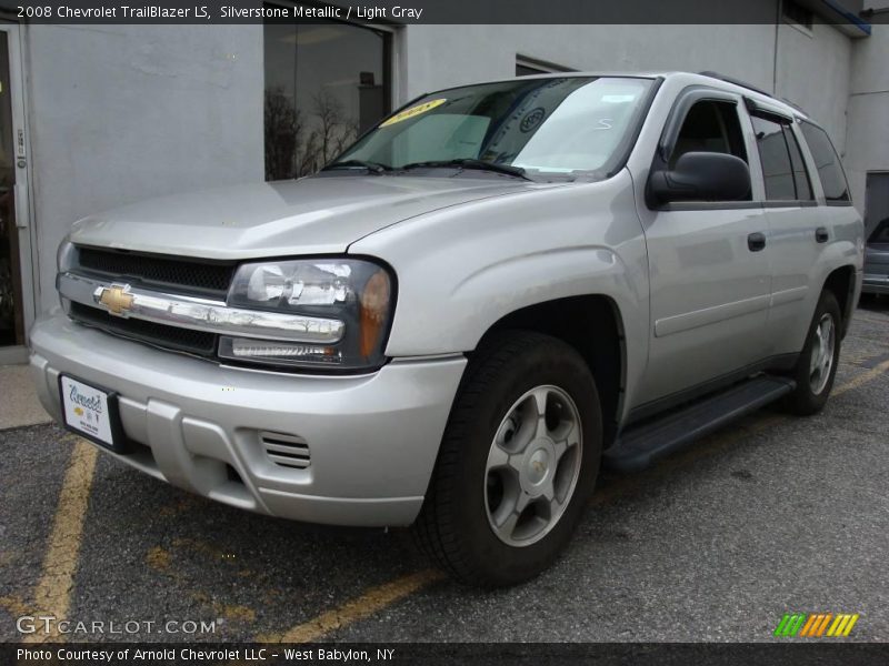 Silverstone Metallic / Light Gray 2008 Chevrolet TrailBlazer LS