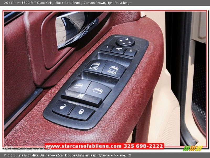 Black Gold Pearl / Canyon Brown/Light Frost Beige 2013 Ram 1500 SLT Quad Cab