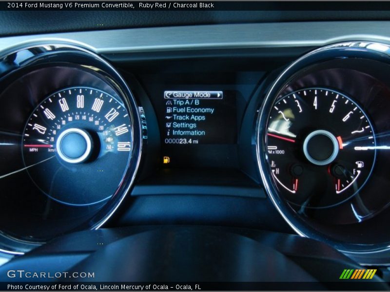  2014 Mustang V6 Premium Convertible V6 Premium Convertible Gauges